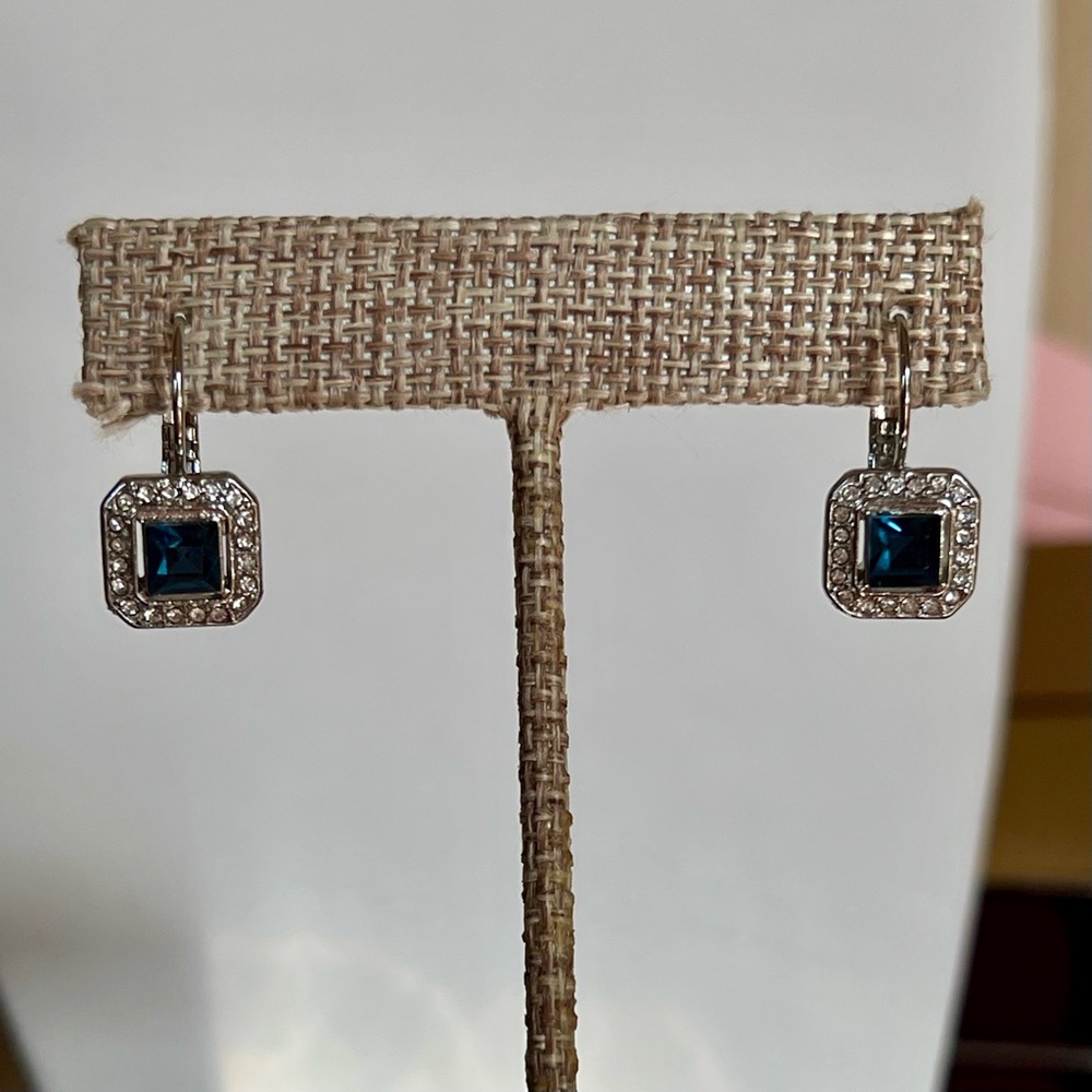Chloe + Isabel Crystal Square Drop Earrings